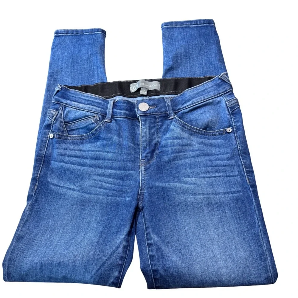 Wit & Wisdom Jeans Womens 2 Ab-solution Skinny Denim Blue Casual‎ Stretch